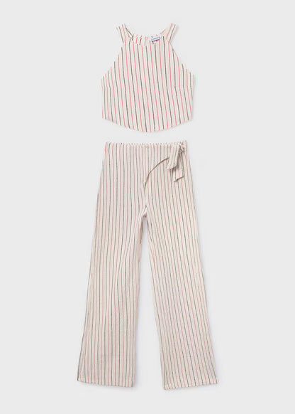 Girls Striped Pant Set