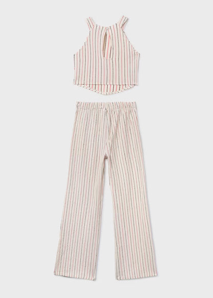 Girls Striped Pant Set