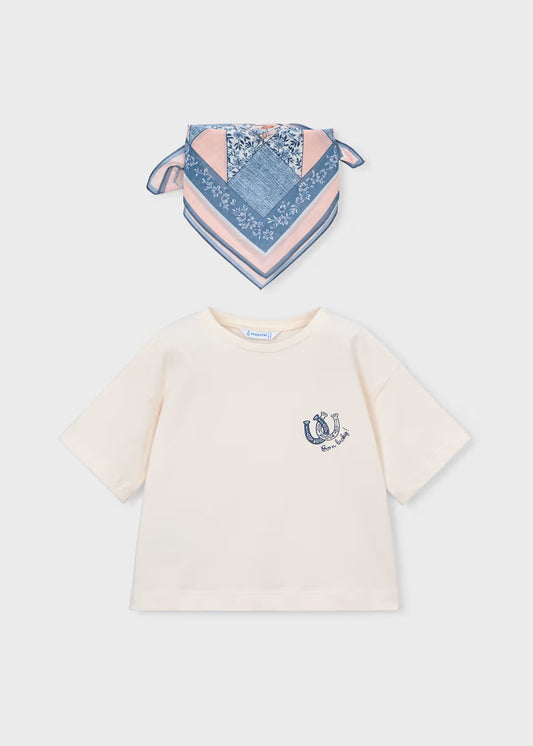 Born Lucky Shirt w/ scarf
