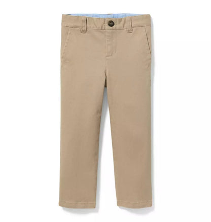 Khaki Stretch Twill Pant