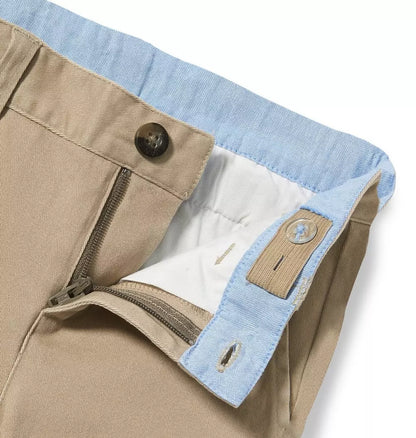 Khaki Stretch Twill Pant