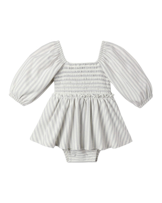 Lainey Romper - Cloud Stripe