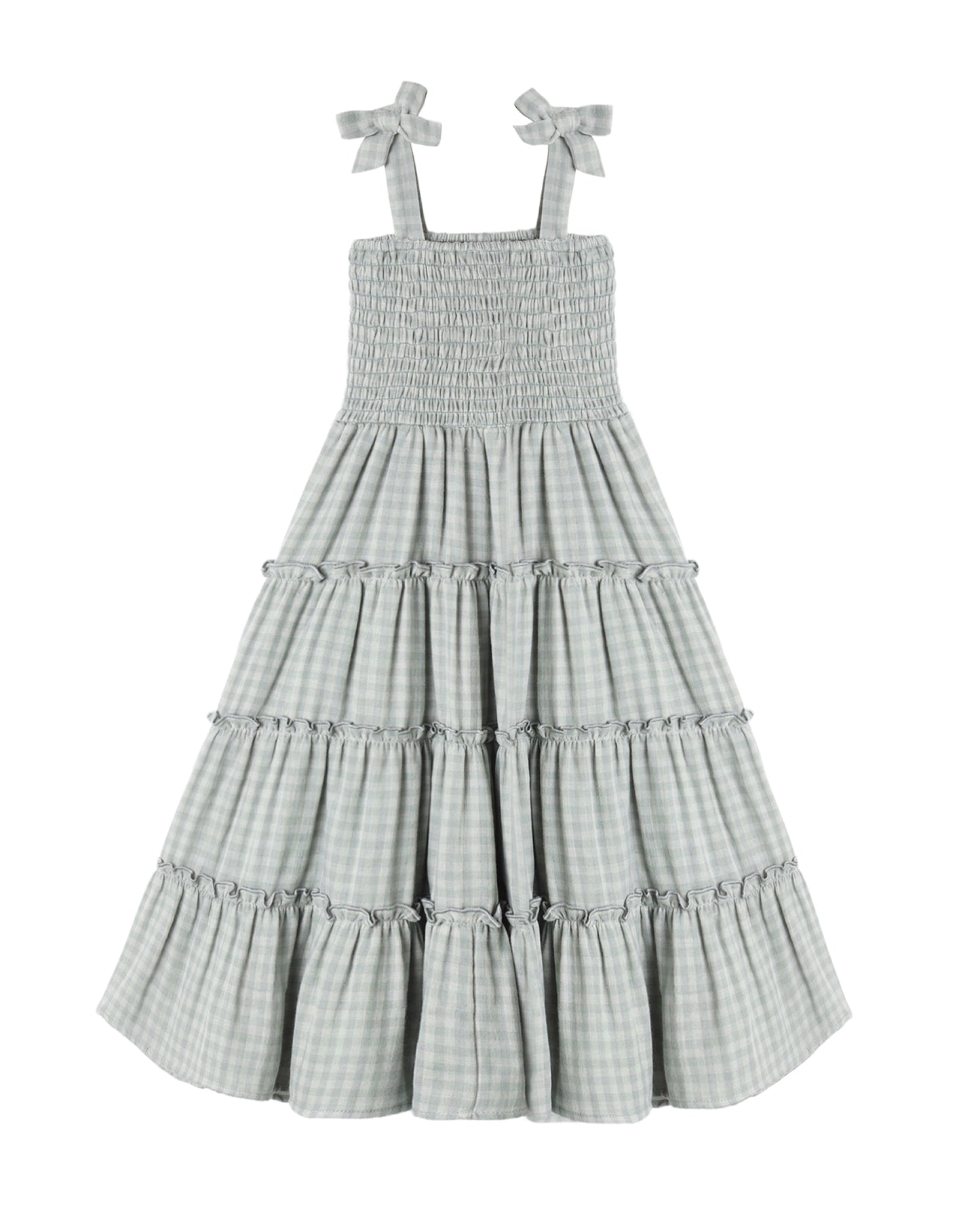 Taylor Dress - Green Gingham