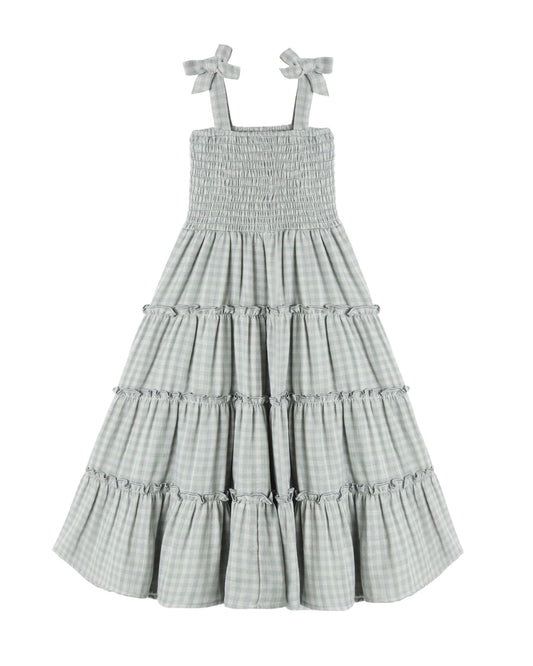 Taylor Dress - Green Gingham