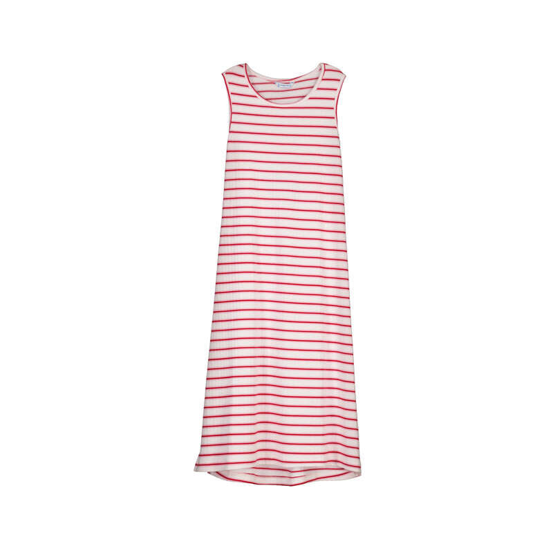 Stripe Cherry Midi Dress