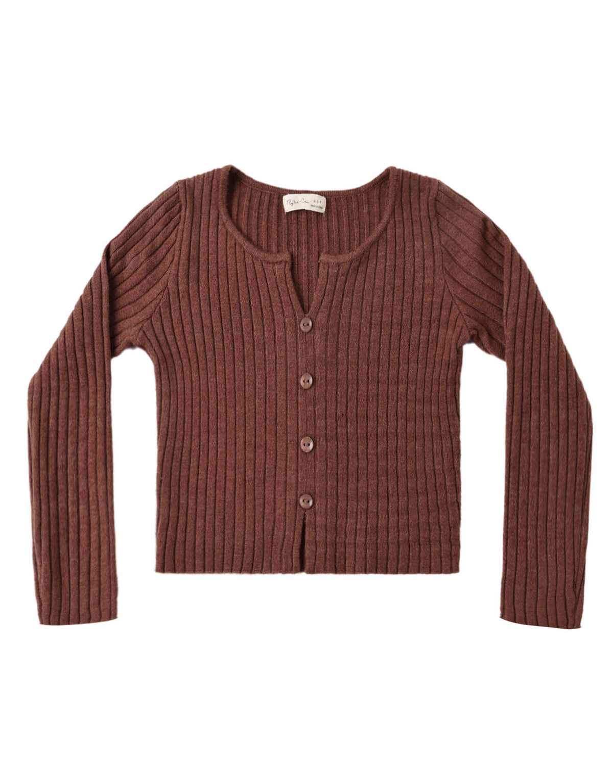 Long Sleeve Knit Tee Mulberry