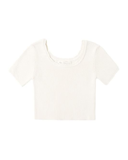 Scallop Tee Natural