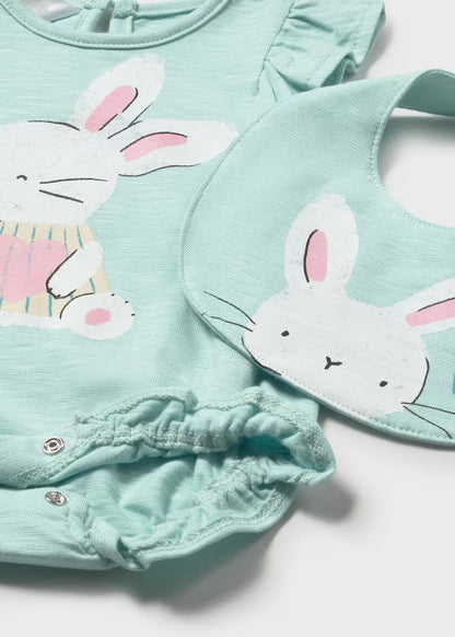 Bunny Romper w/ Bib Set