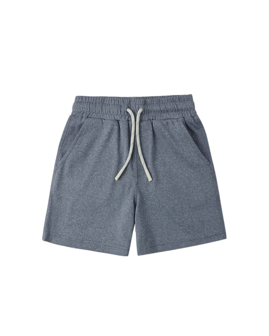Oceanside Tech Short- Heathered Marine