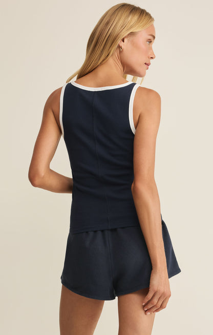 Women's Fisher Rib Tank - Eclipse