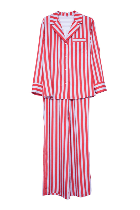 Lilac Stripe Adult PJs