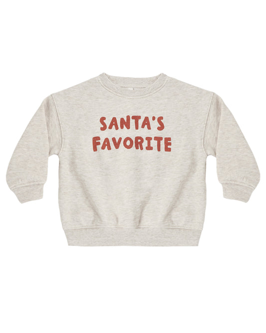 Relaxed Sweatshirt Santa's Favorite