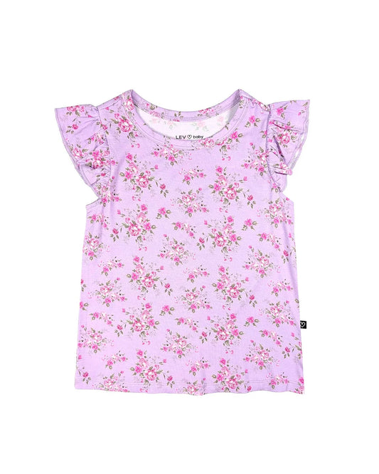 Sylvie Flutter Sleeve Top