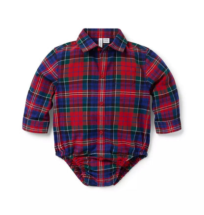 Tartan Flannel Bodysuit