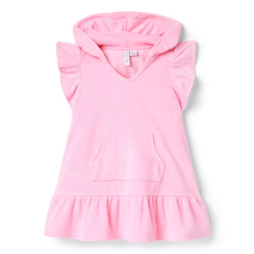Pink Terry Hooded Swim Cover