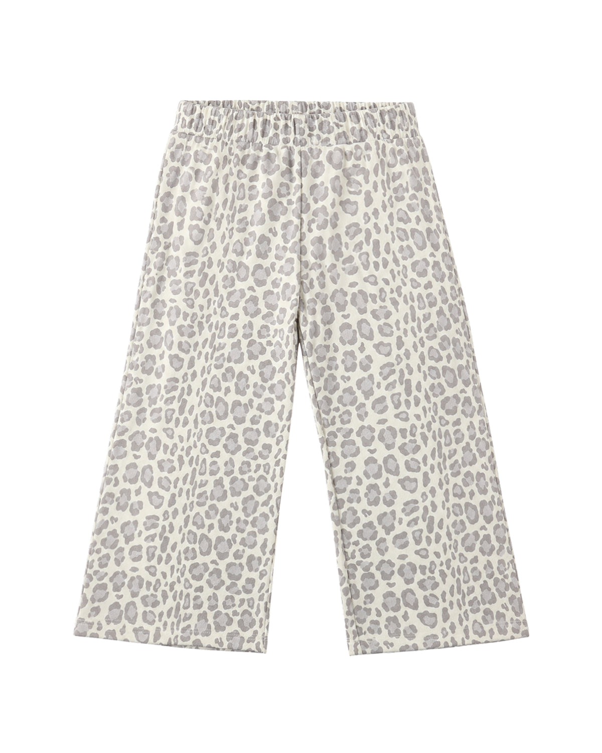 Wide Leg Sweatpants Leopard
