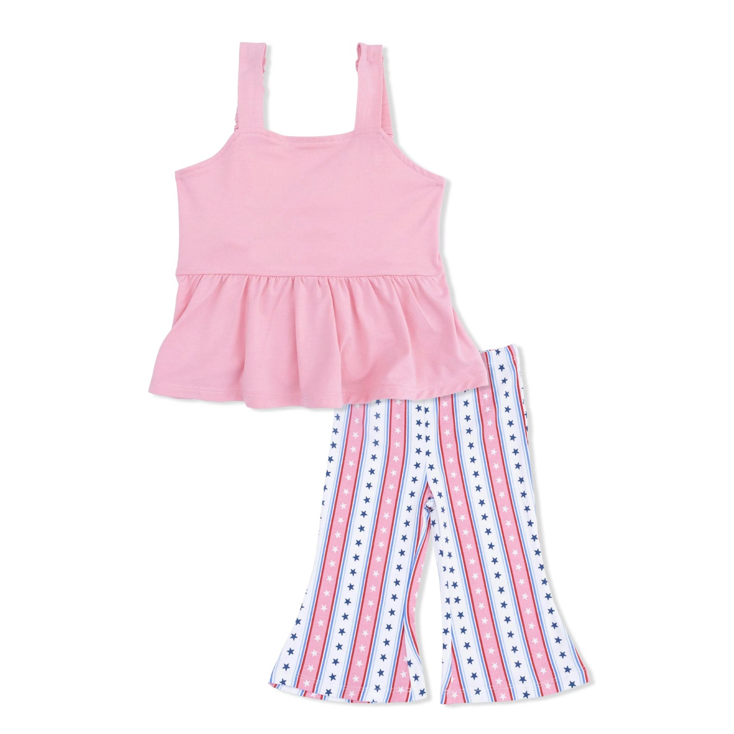 Stars & Stripes Peplum Tank/Baby Bells